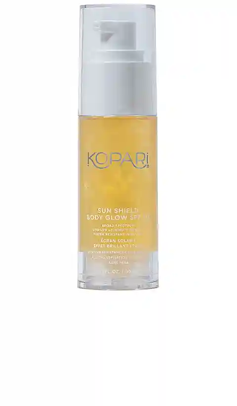 Kopari Mini Sun Shield Body Glow Sunscreen SPF 50 in Beauty: NA.