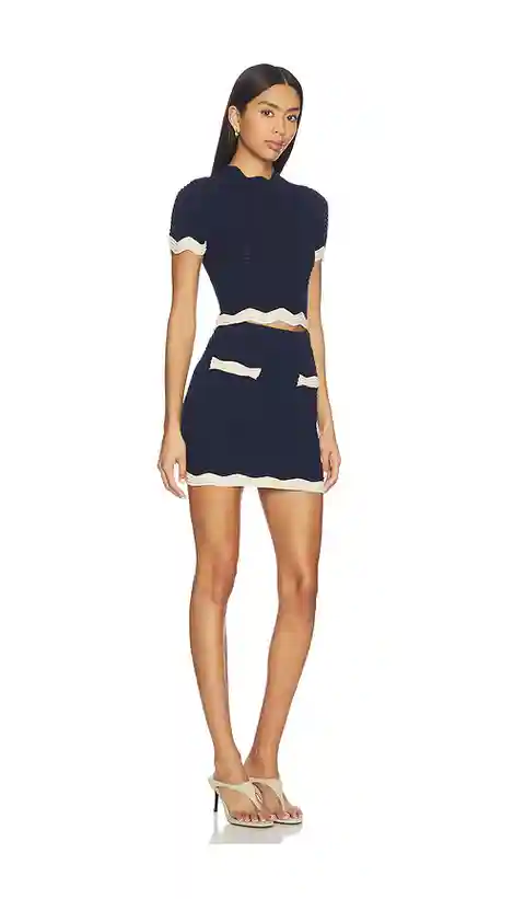 HEARTLOOM Kruz Set in Navy,White. - size L (also in XS, S, M, XL)