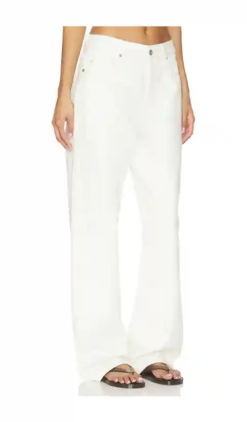 AG Jeans Billie Straight Jean in White. - size 25 (also in 26, 27, 28, 31, 32)