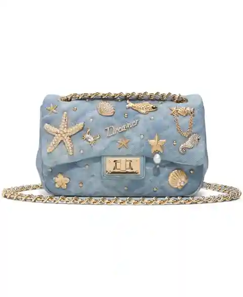 Aldo Seadreamm Mini Crossbody Bag - Mix Mat Denim