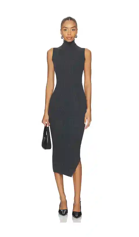 ALLSAINTS Sabine Dress in Charcoal. - size M (also in XS)