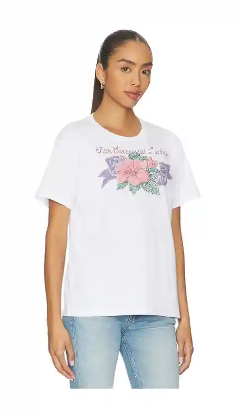 Diesel Bling Tee in White. - size L (also in XS, S, M)