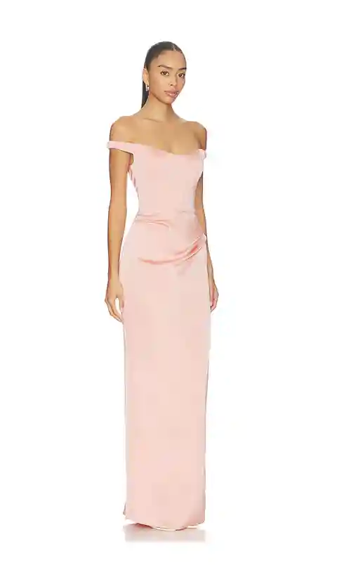Katie May Tempest Gown in Blush. - size L (also in S, XS, M, XL)