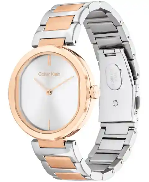 Calvin Klein Women's 2-Hand Two-Tone Stainless Steel Bracelet Watch 36mm - Stainless Steel