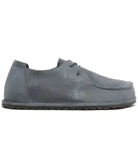 Birkenstock Men's Utti Lace Suede Leather Casual Sneakers from Finish Line - Basalt Gray