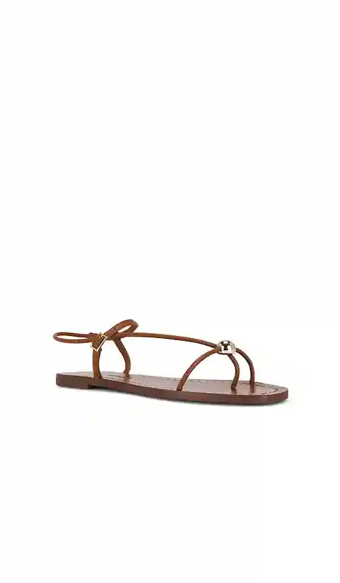 Loeffler Randall Lara Strappy Flat Sandal in Brown. - size 10 (also in 5.5, 6, 6.5, 7, 7.5, 8, 8.5, 9, 9.5)
