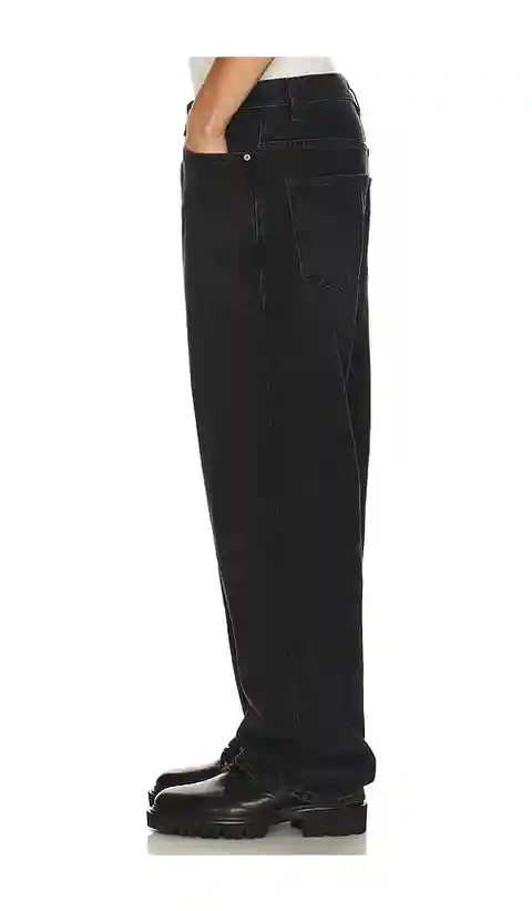 FRAME Baggy Jean in Black. - size 30 (also in 34, 36)