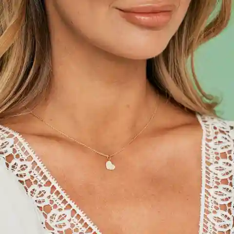 Adeline Heart Vermeil Necklace