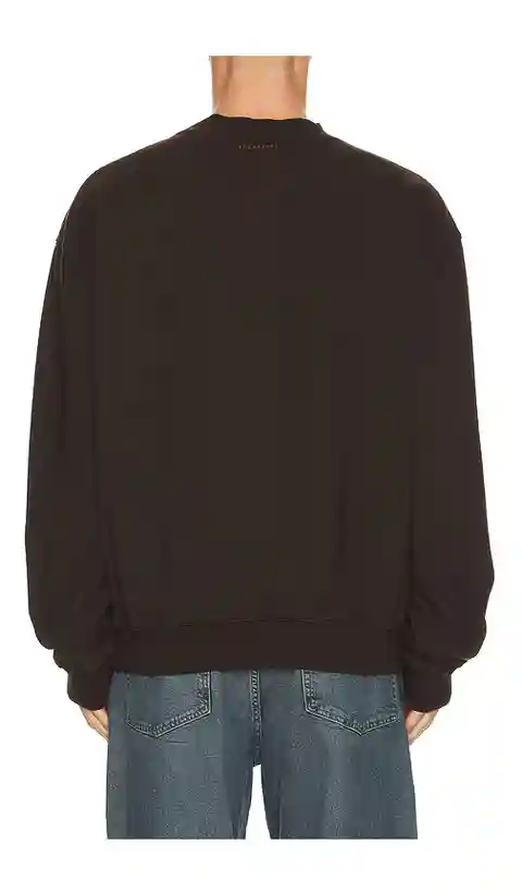 ALLSAINTS Icon Crew Neck Sweatshirt in Brown. - size L (also in M, S, XL/1X)
