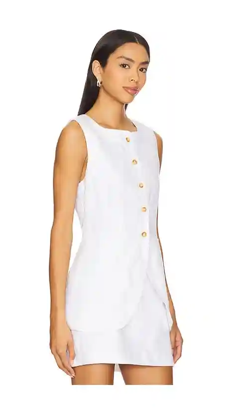 Posse Emma Vest in Ivory. - size L (also in M, S, XL, XS, XXS)