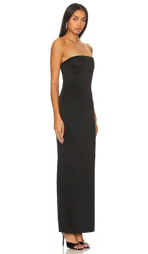 Alice + Olivia Doreen Maxi Dress in Black. - size 2 (also in 14)