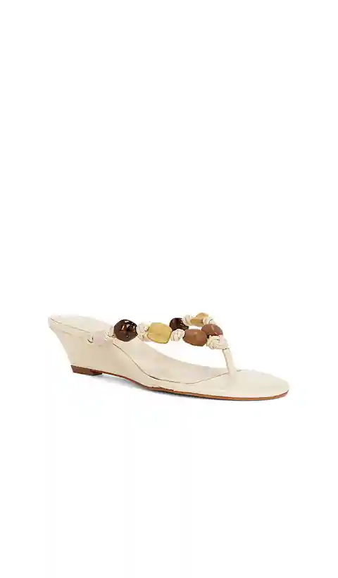 Schutz x REVOLVE Saphire Wedge Sandal in Neutral. - size 10 (also in 6, 6.5, 7, 7.5, 8, 8.5, 9, 9.5)
