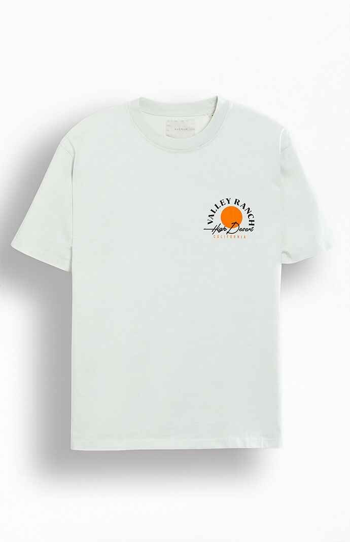 Men's Valley Ranch Oversized T-Shirt in Cream - Size Small