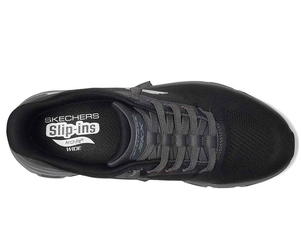SKECHERS Arch Fit Glide-Step Pro Hands Free Slip-In Men's Shoes Black/Charcoal : 10.5 EE - Wide, Textile