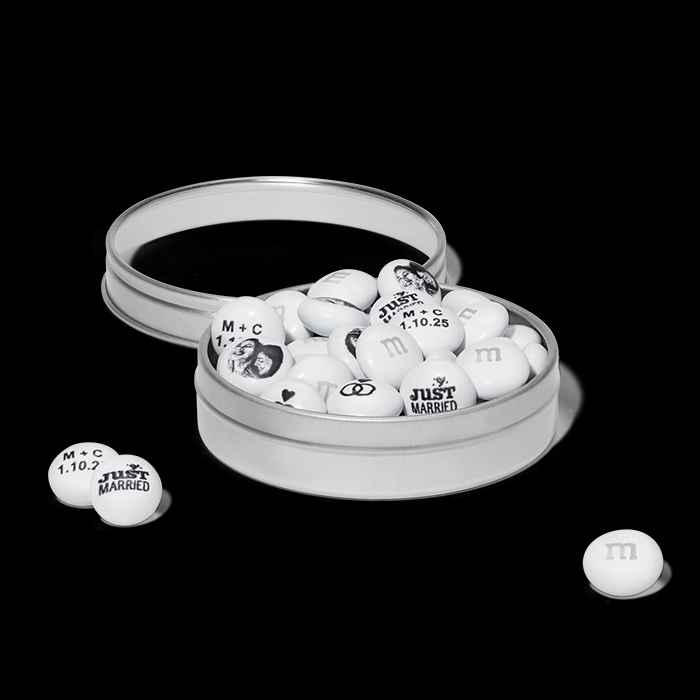 Just Married Wedding Favor Tins