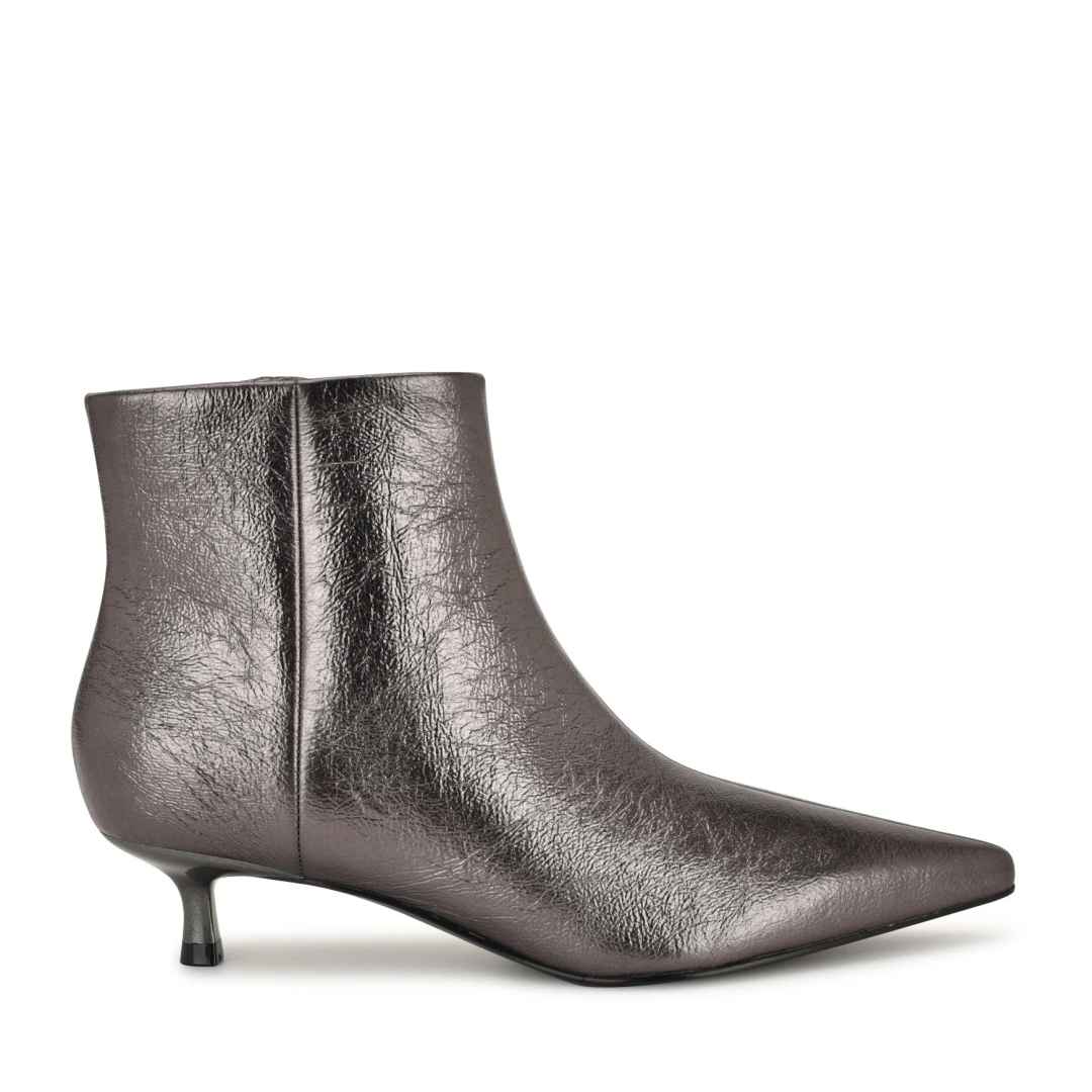 Nine West Women's Turrel Kitten Heel Ankle Booties (Size 7.5) , Medium Width