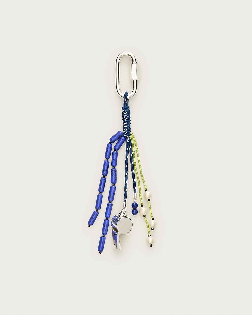 Carabiner whistle bag charm