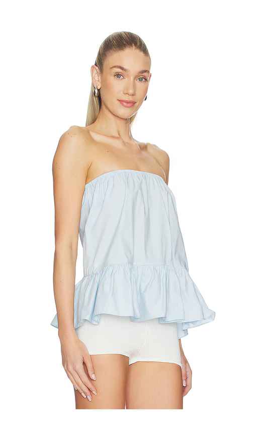 Lovers and Friends Ginny Top in Baby Blue. - size L (also in XS, XXS, S, M, XL)