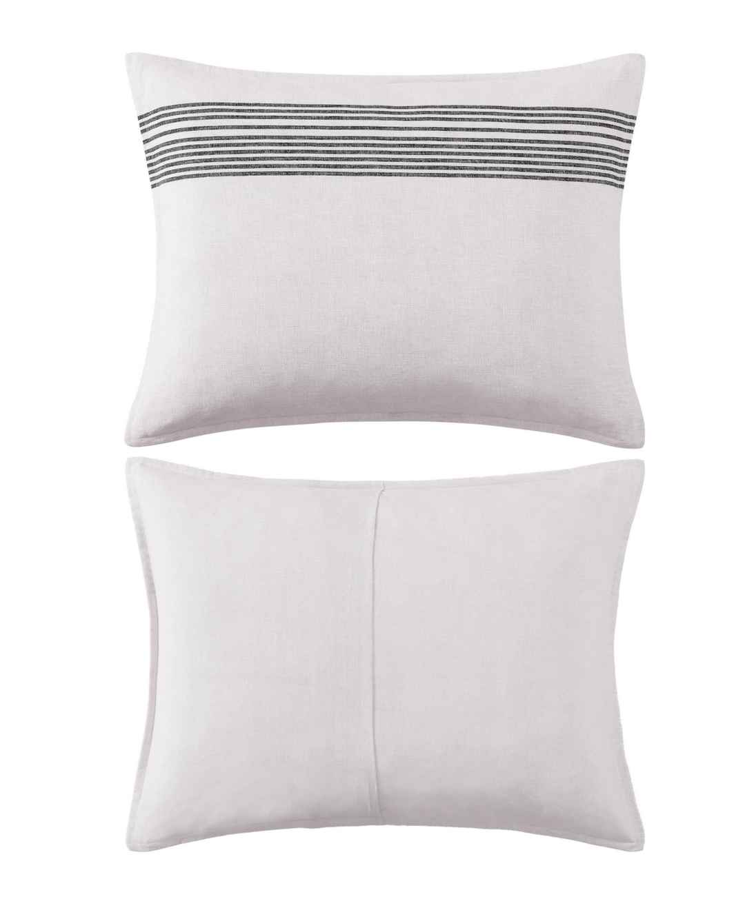 Tommy Hilfiger Brooklyn Heights Stripe Cotton 3-Pc. Duvet Cover Set, Full/Queen - Gray