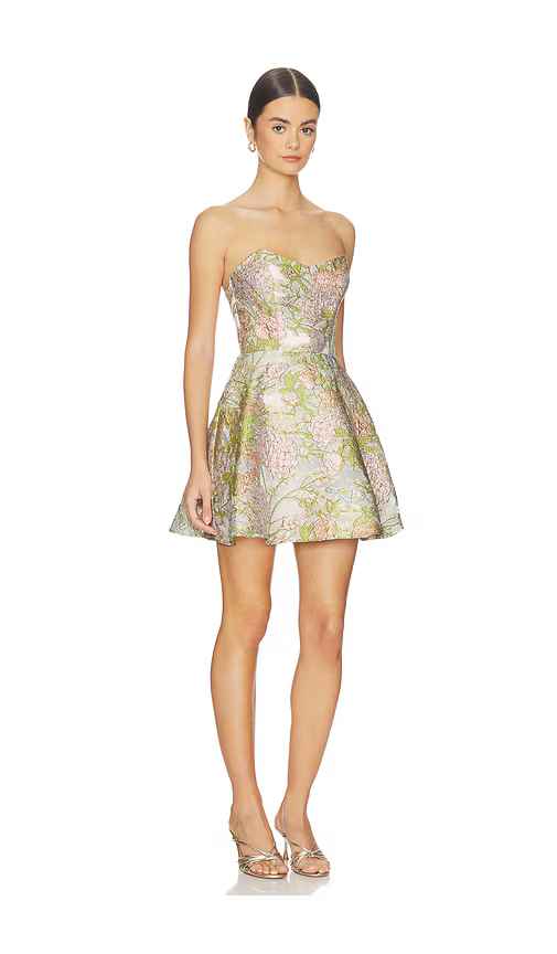 Katie May Latecia Dress in Pink,Green. - size L (also in S, XS, M, XL)