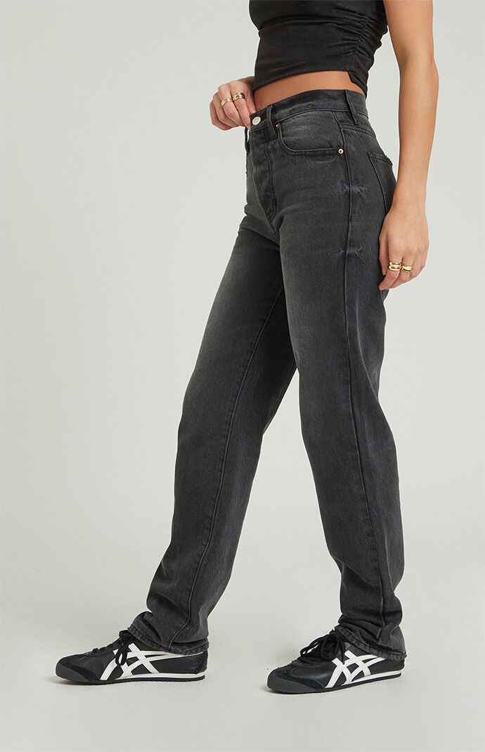 Women's Black Dad Jeans - Size 22