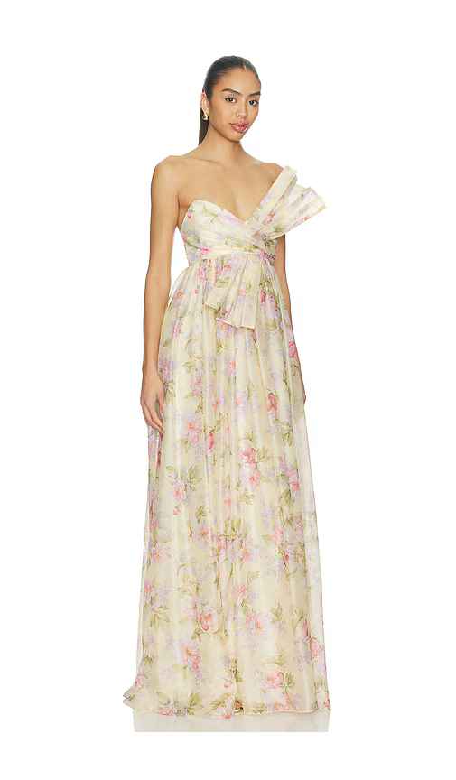 Katie May Ava Gown in Lemon. - size L (also in XS, S, M)