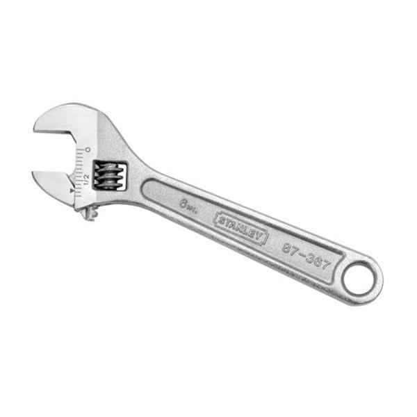 Stanley Metric and SAE Adjustable Wrench 6 in. L 1 pc