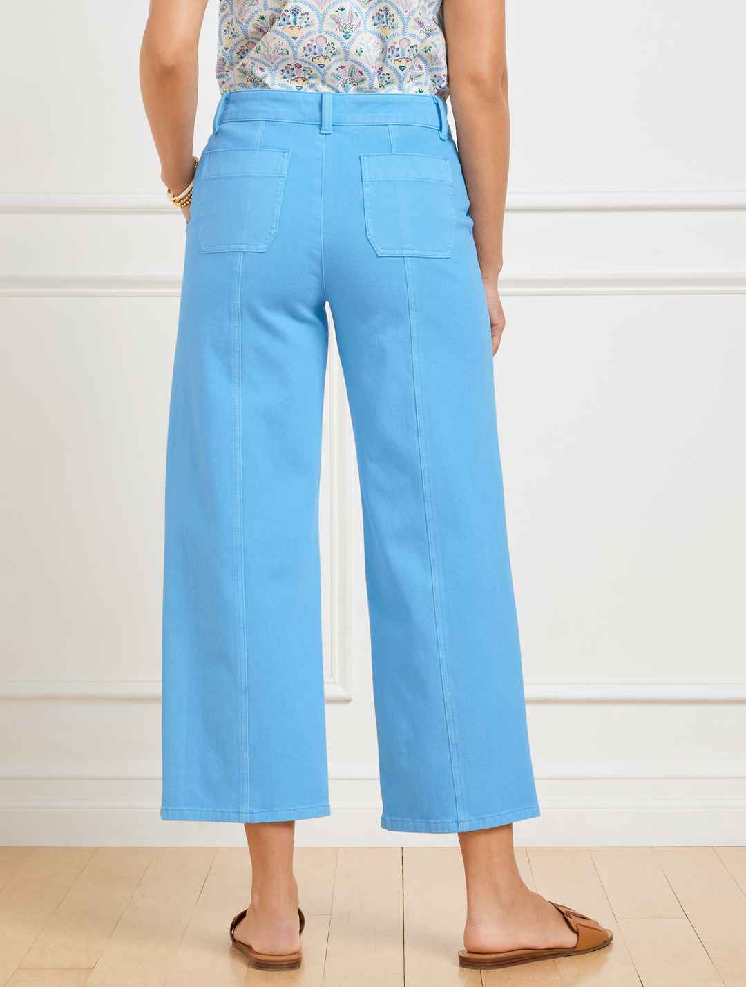 Wide Crop Jeans - Spring Lilac - 2 Talbots