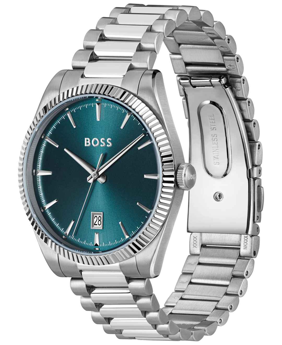 Hugo Boss Men's Cheswick Quartz Stainless Steel Watch, 40mm - Silver