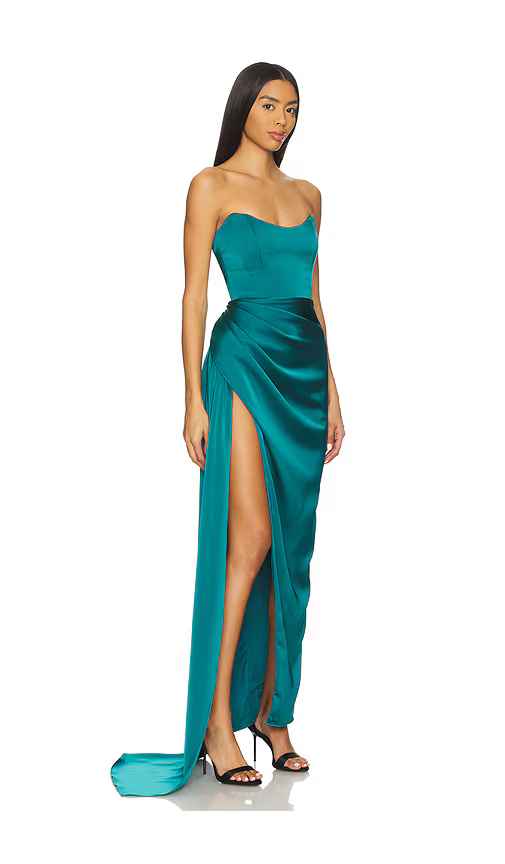 Katie May Bita Gown in Teal. - size S (also in XS)