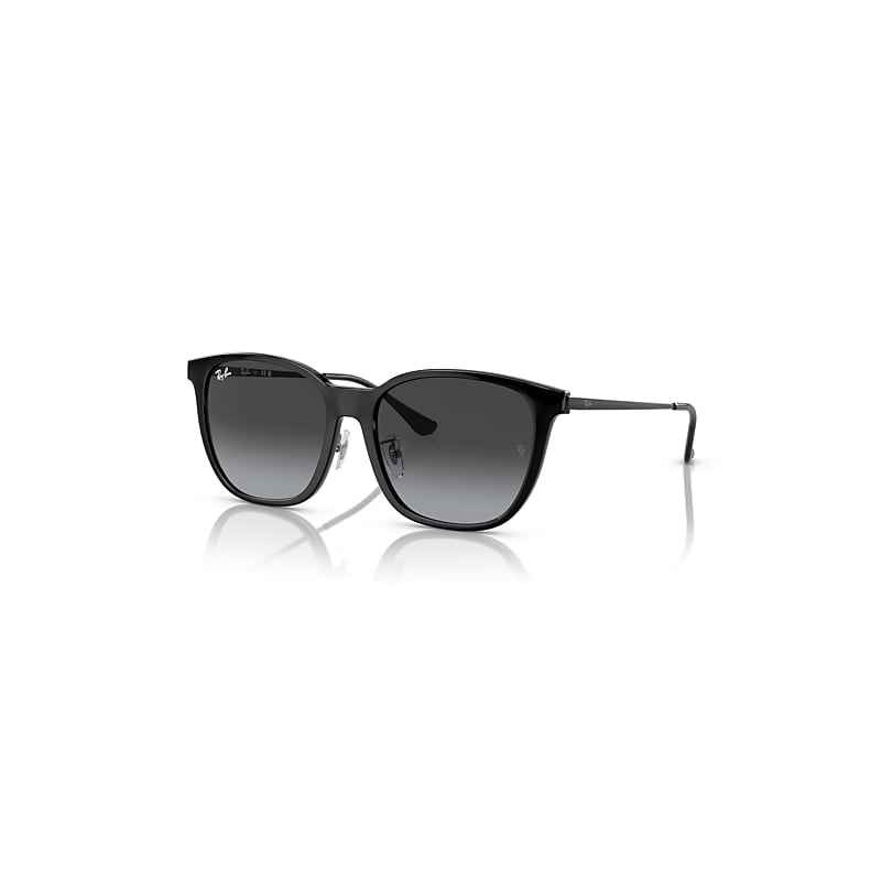 Ray-Ban Rb4333d Sunglasses Black Frame Grey Lenses 55-17