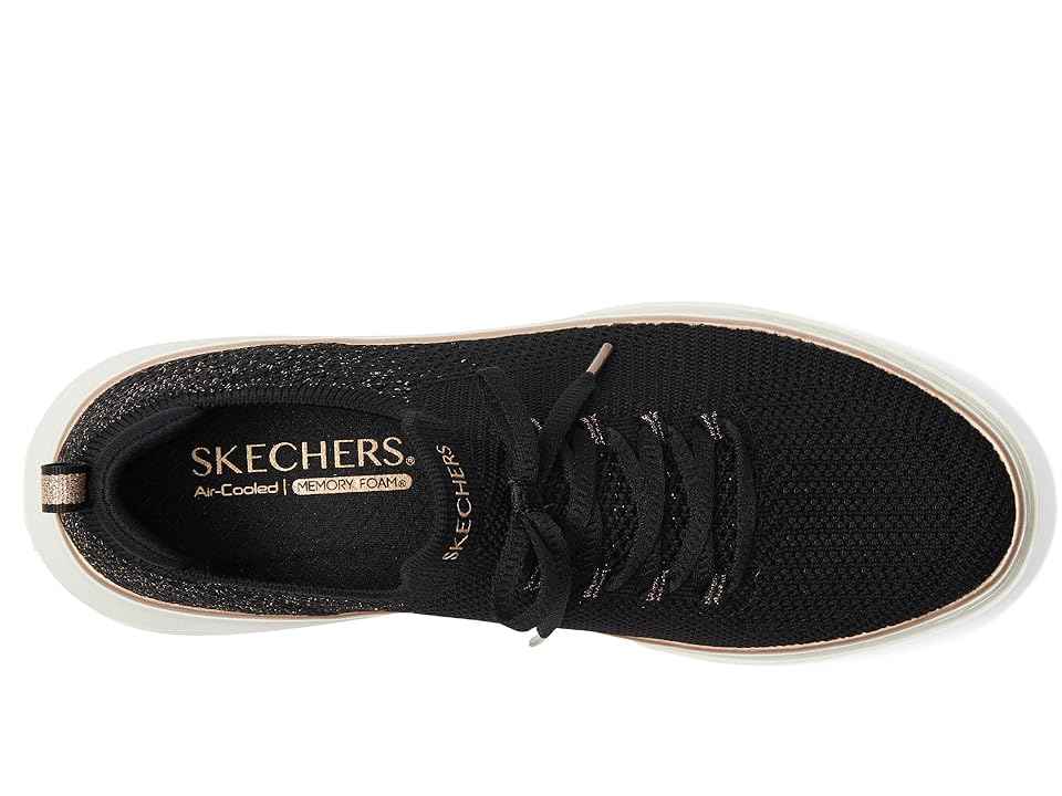 SKECHERS Court Classics Cordova Classic - Sparkling Dust (Black/Gold) Women's Shoes