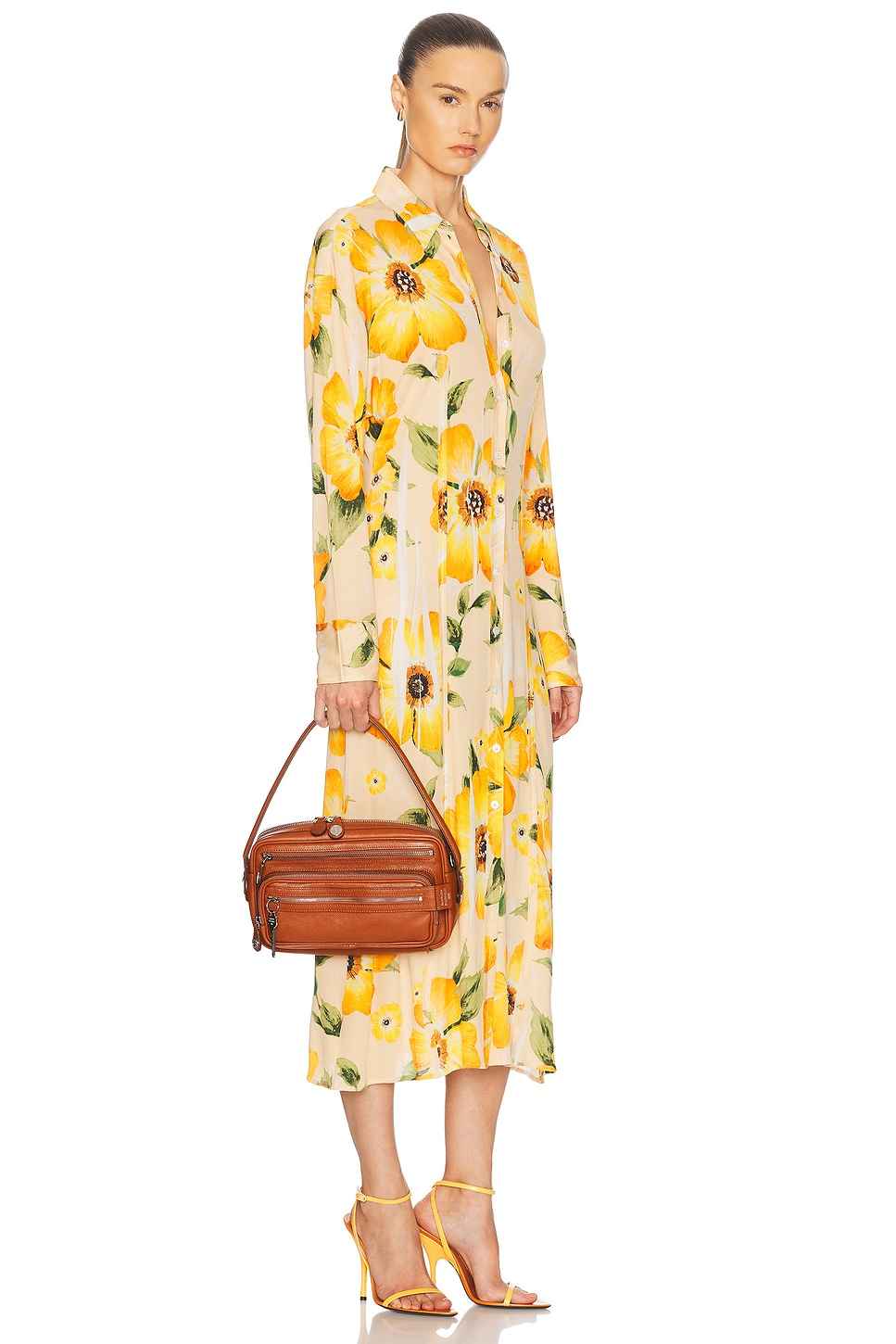 Acne Studios Camero Small Bag in Cognac